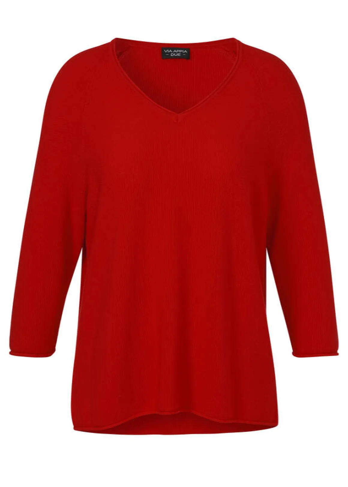 Softer 3/4-Arm Baumwoll-Pullover