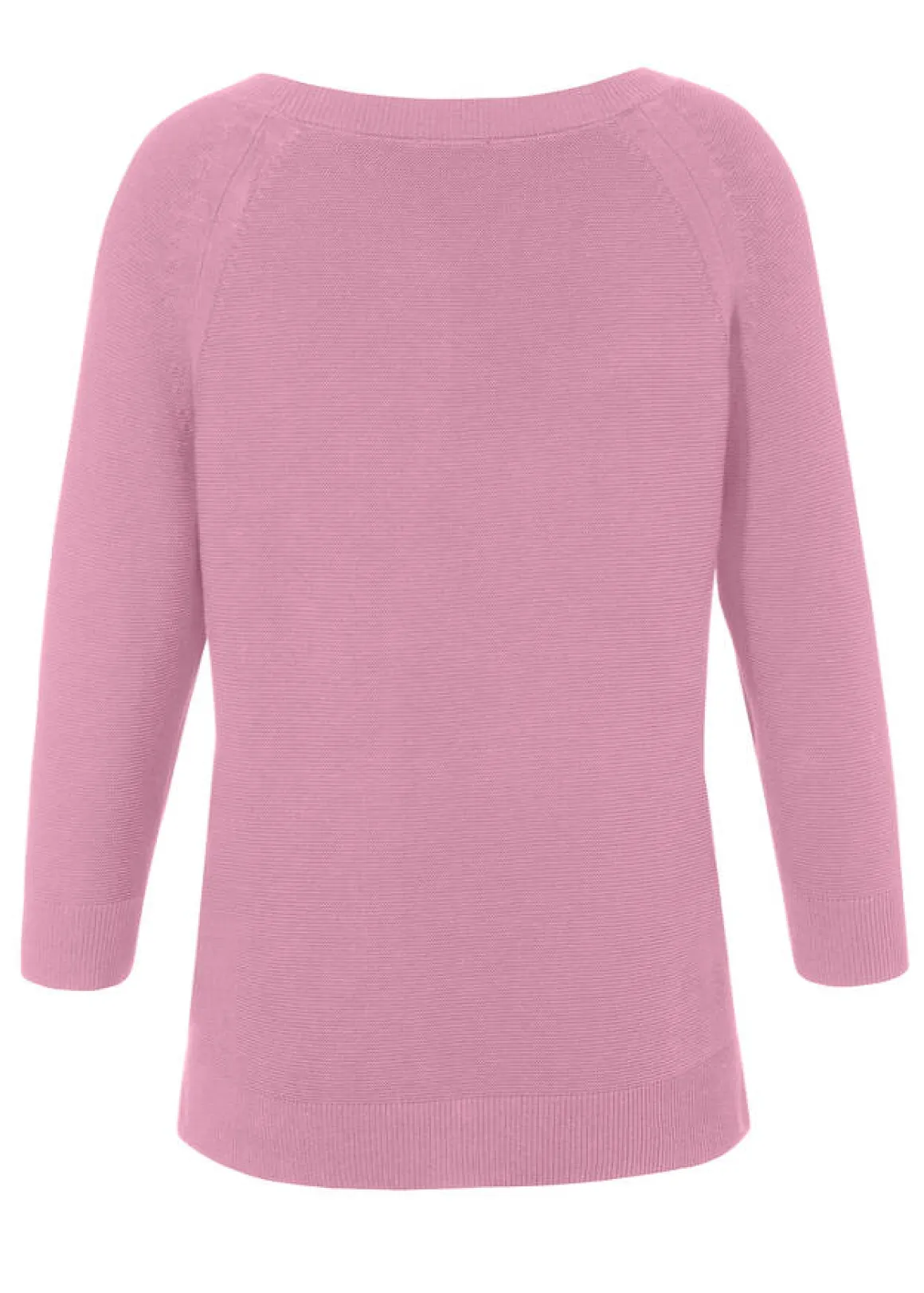 Softer Baumwoll-Pullover 3/4-Arm