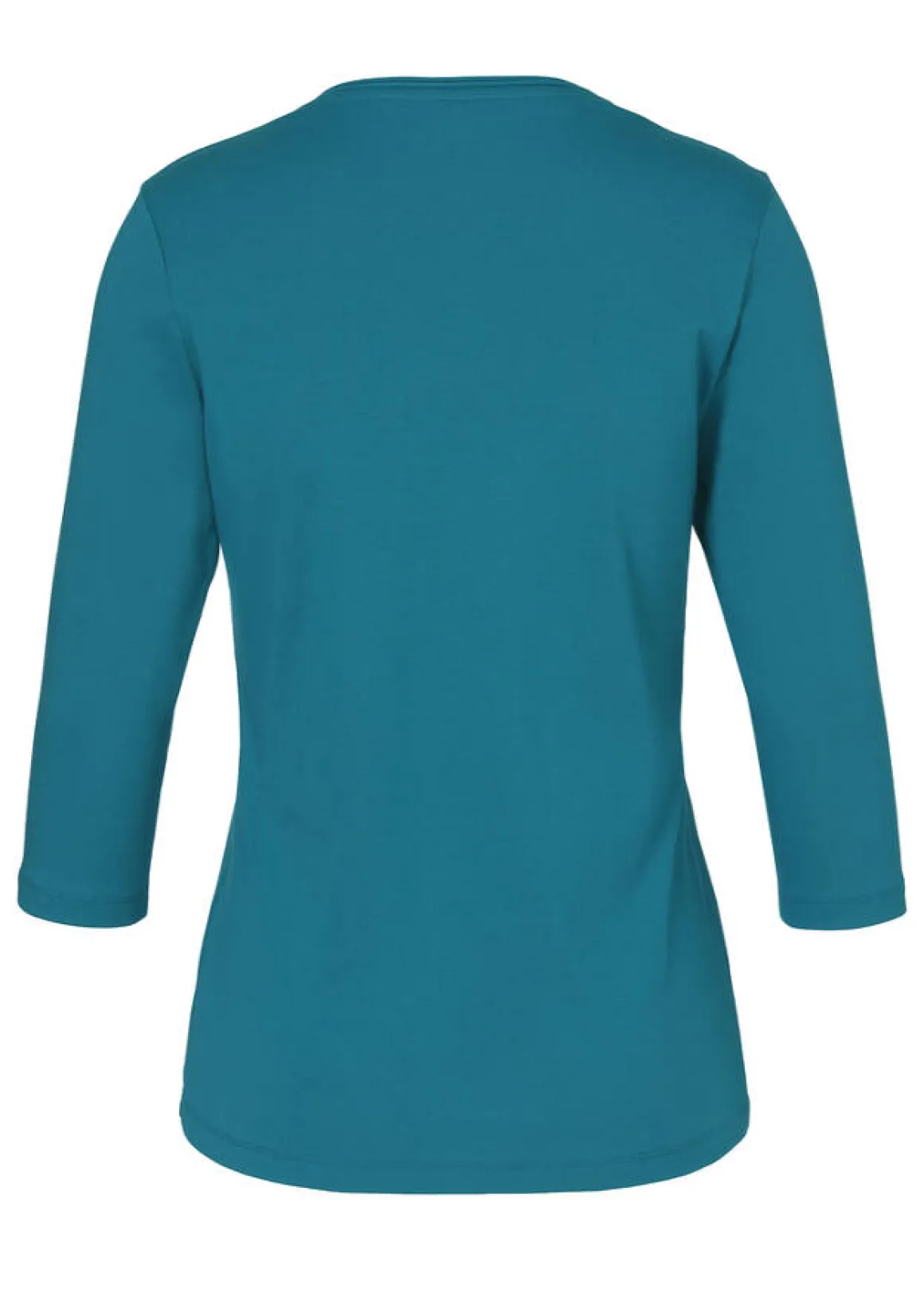 Softes 3/4 Arm Baumwoll-Shirt mit Front Motiv