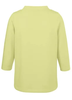 Softes 3/4-Arm Sweatshirt "Lime"