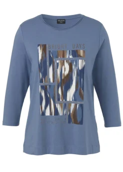Softes 3/4-Arm-Shirt mit Front-Motiv