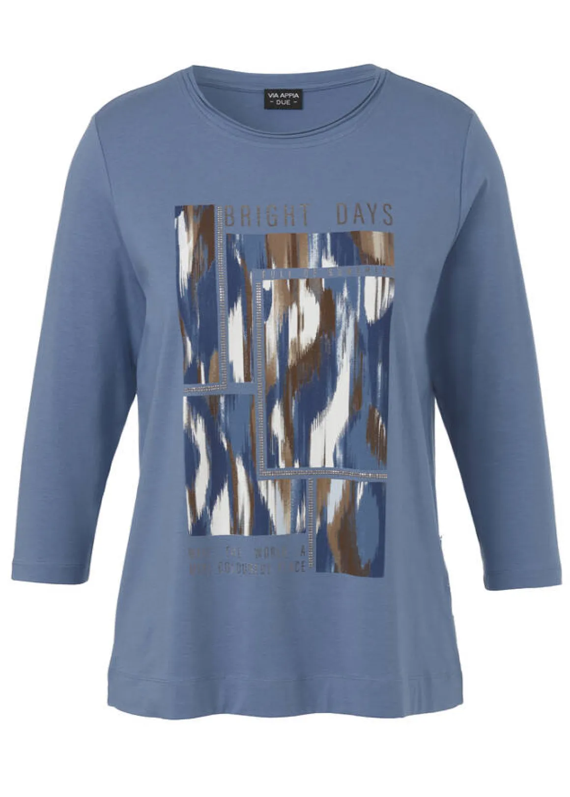 Softes 3/4-Arm-Shirt mit Front-Motiv