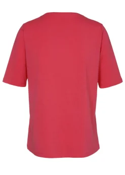 Softes Baumwoll-T-Shirt mit Pailletten-Motiv