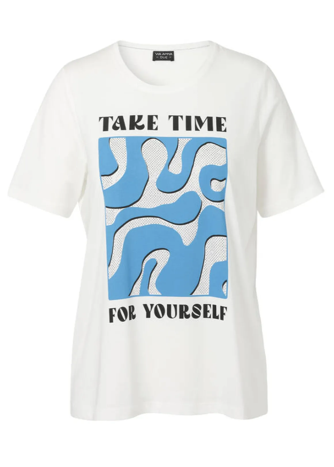 Softes Motto-Shirt mit Front-Print