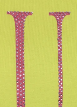 Softes Shirt mit geschmücktem Letter-Print