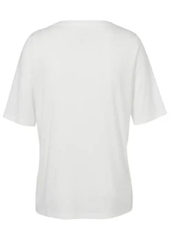 Softes Shirt mit geschmücktem Letter-Print