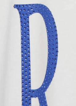 Softes Shirt mit geschmücktem Letter-Print