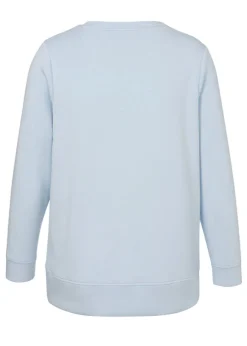 Softes Sweatshirt mit asymmetrischem Saum