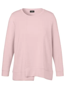 Softes Sweatshirt mit asymmetrischem Saum
