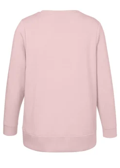 Softes Sweatshirt mit asymmetrischem Saum