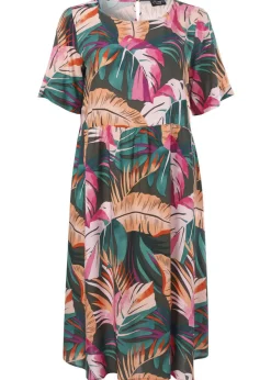 Sommerkleid mit exotischem Allover-Muster