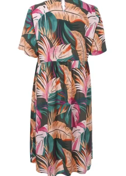 Sommerkleid mit exotischem Allover-Muster