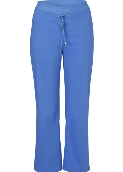 Sportive Culotte in unifarbenem Stoff