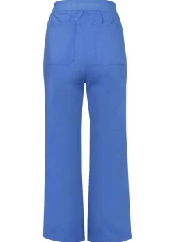 Sportive Culotte in unifarbenem Stoff