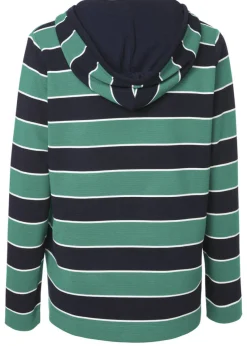 Sportives Kapuzensweatshirt mit Glitzerdetails