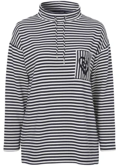 Sportives Sweatshirt mit überschnittenen Schultern