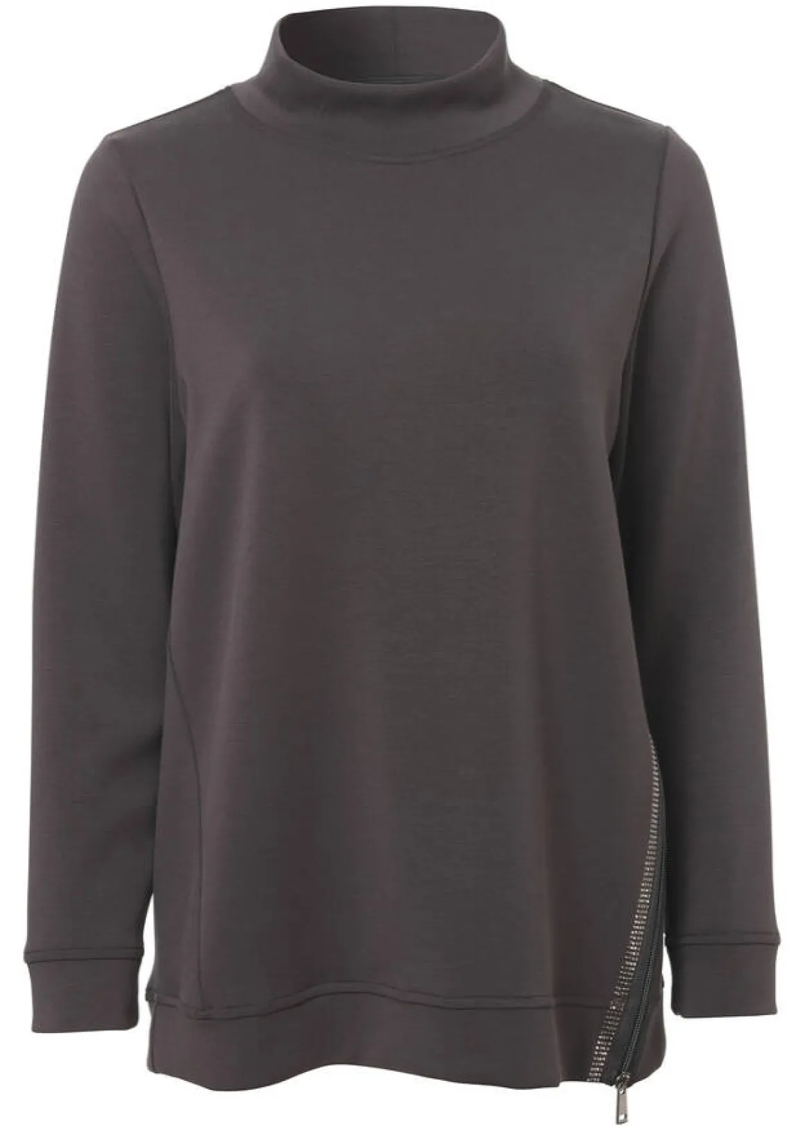 Sportives Sweatshirt mit Schmucksteinen