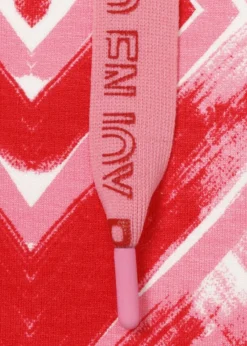 Stehkragen-Sweatshirt mit Allover-Print