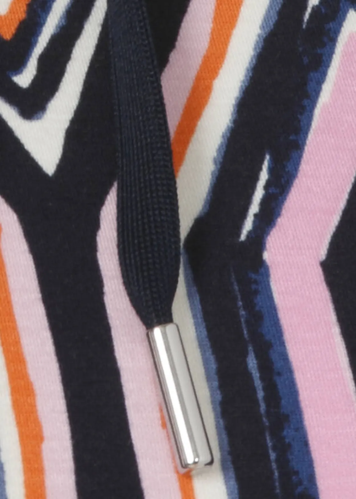 Stehkragen-Sweatshirt mit Print Marine Multicolor