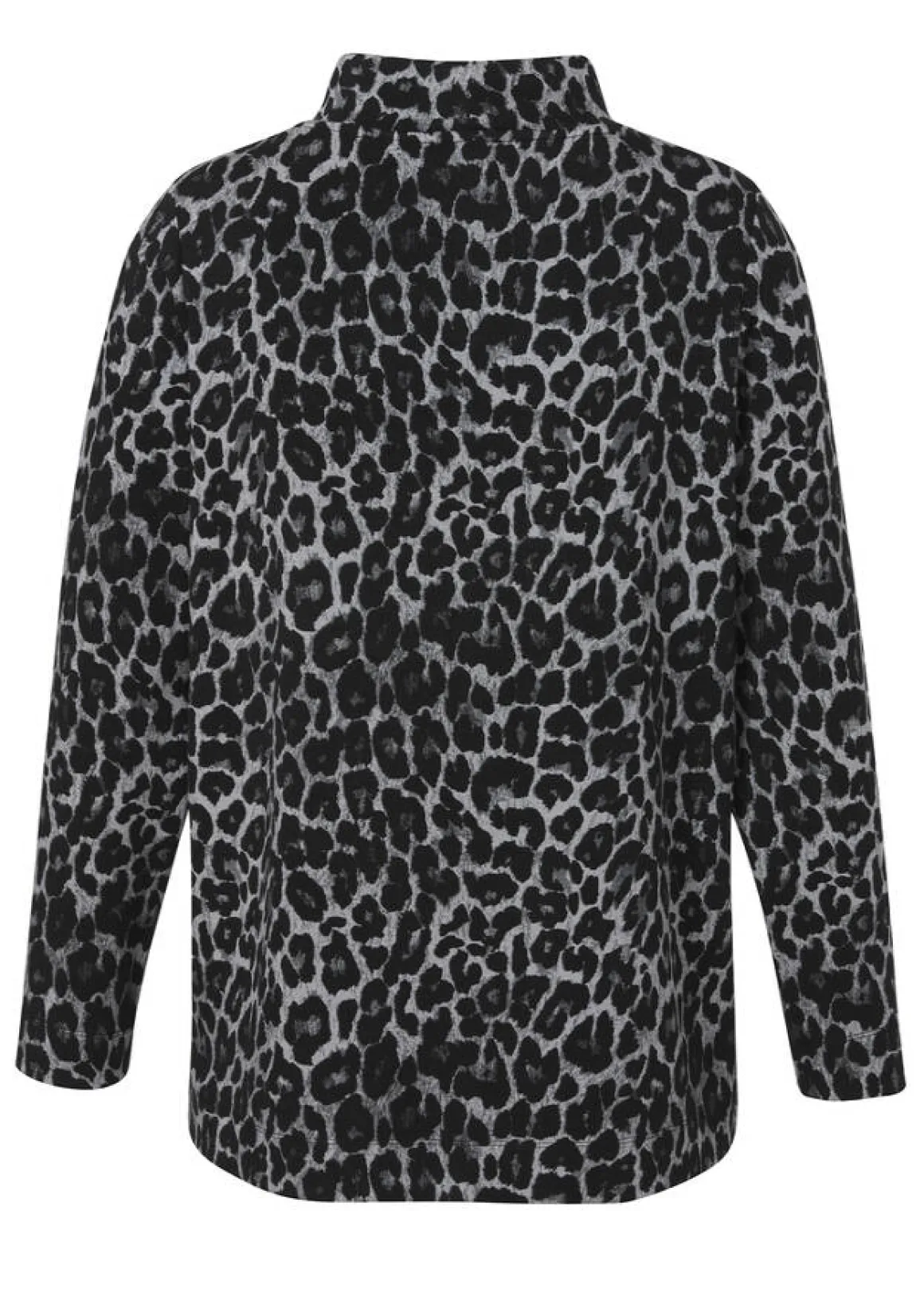 Stehkragen-Sweatshirt Modern Leo