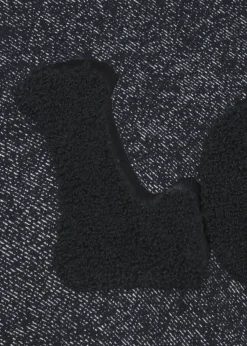 Sweatshirt mit Flock-Print Love