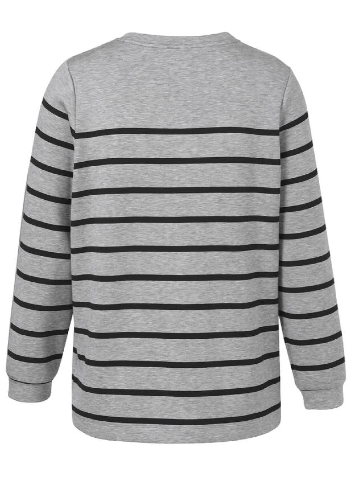 Sweatshirt mit Streifen und Schmuck-Motiven