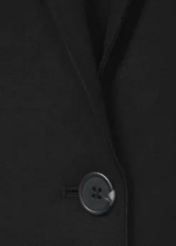 Topmodischer Sweat-Blazer Schwarz