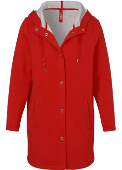 Topmodischer Sweatmantel mit Kapuze