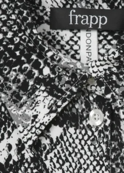 Trendy Hemdbluse Snake-Print