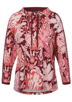 Trendy Stehkragen Sweatshirt