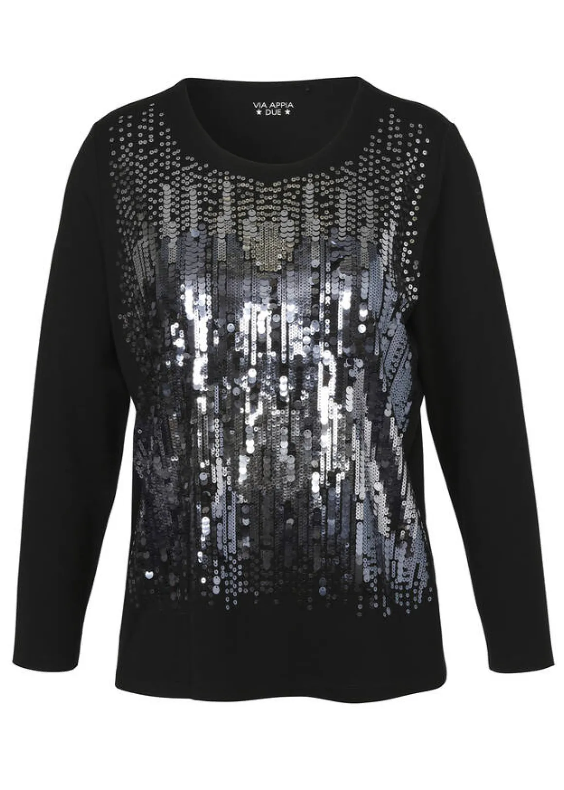 Veredeltes Sweatshirt mit Pailletten