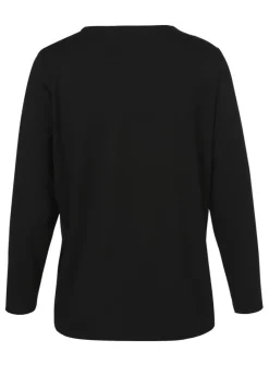 Veredeltes Sweatshirt mit Pailletten