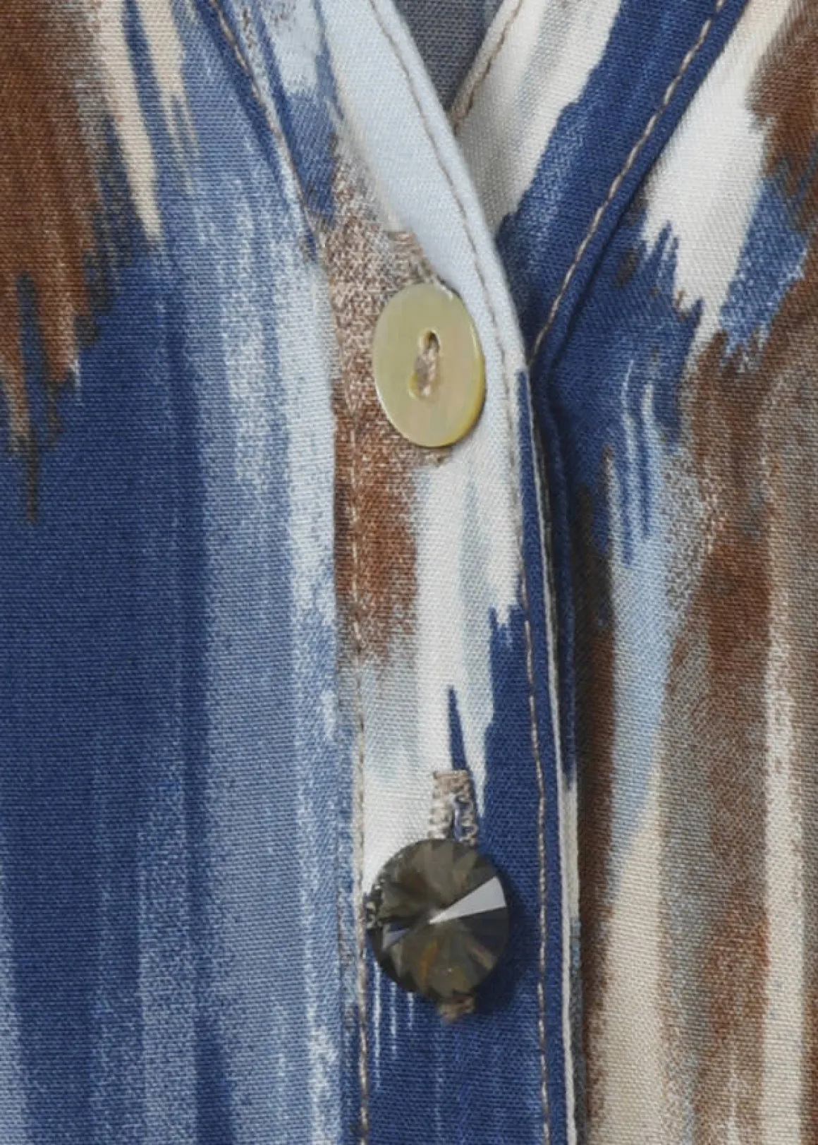 Viskose Schlupfbluse mit Allover-Print