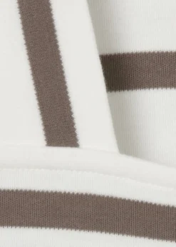 Zartes Baumwoll-Langarm-Shirt mit Ringelmuster