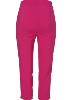 Zeitlose 3/4 Schlupf-Hose mit geradem Bein