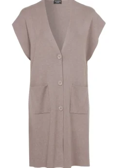 Zeitlose Shirtweste in unifarbenem Design